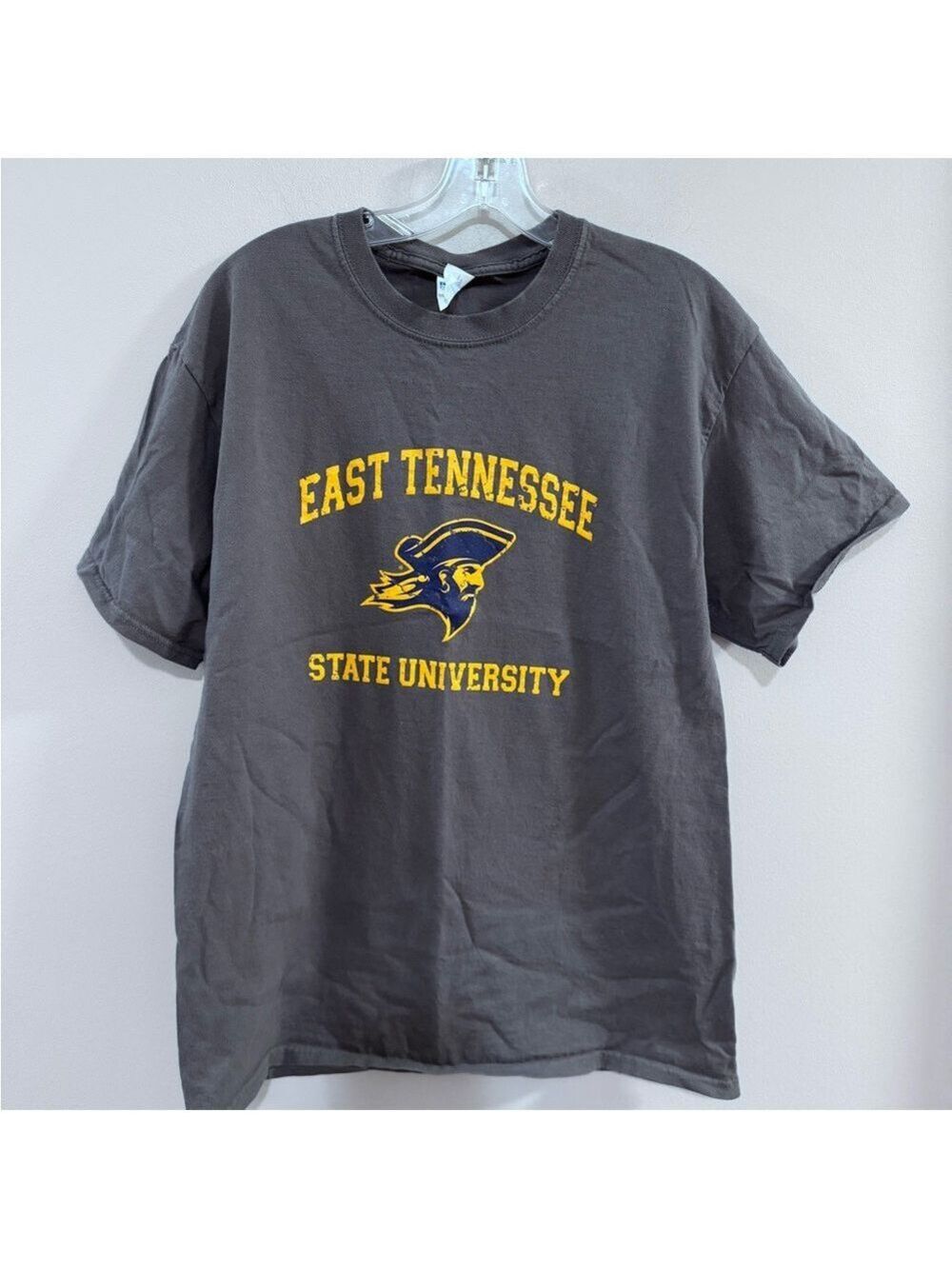 Port & Company East Tennessee State University Bucs Gray T-Shirt. Size L